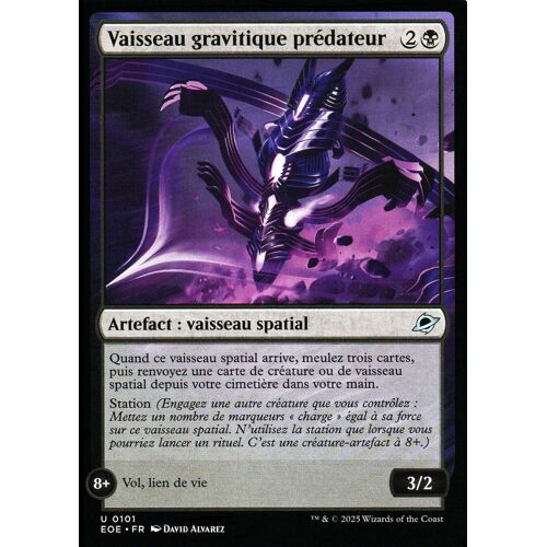 Vaisseau Gravitique Prédateur - Magic - Aux Portes Des Éternités Vf - U - 101