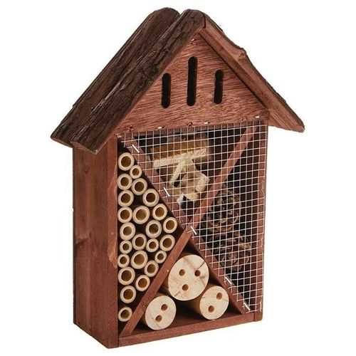 Casetta Per Insetti Hotel Con Corteccia 20x28x9cm Verdemax