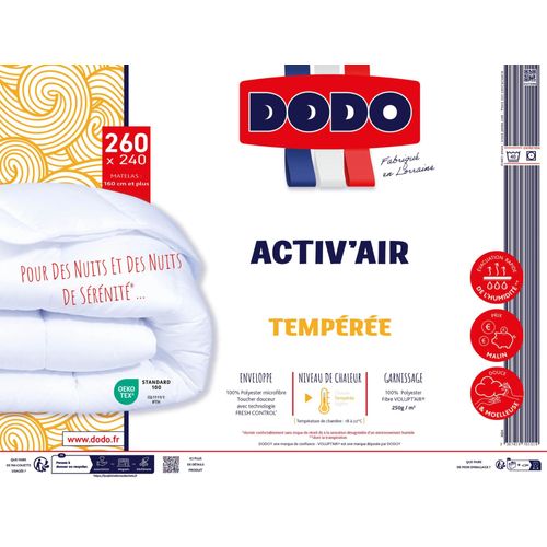 Couette Tempérée 260x240 Cm Dodo