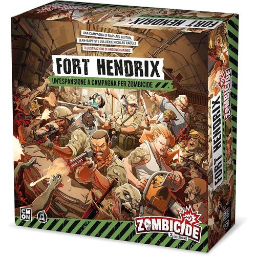Chenquansarl-Zombicide, Deuxième Édition Fort Hendrix, Expansion Jeu De Table, Edition En Italien, 8490