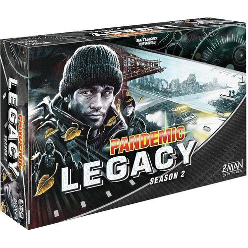 Chenquansarl-Pandemic Legacy Season 2 Black Edition, Board Game, Ages 13+, For 2 To 4 Players, 60 Minutes Playing Time