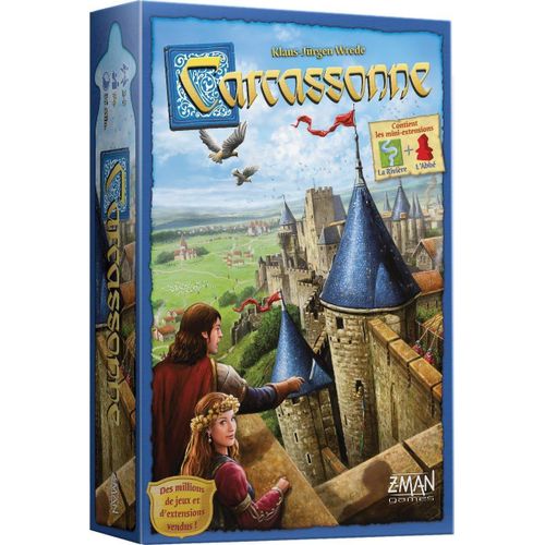 Chenquansarl-Z-Man Games Carcassonne Unbox Now Jeu De Société À Partir De 7 Ans 2 À 5 Joueurs 35 Minutes