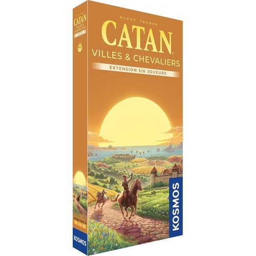 Chenquansarl-Catan Villes Et Chevaliers - Extension 5-6 Joueurs - Jeux De Société - Jeu De Plateau Stratégique Pour Adultes Et Enfants À Partir De 10 Ans - Version França