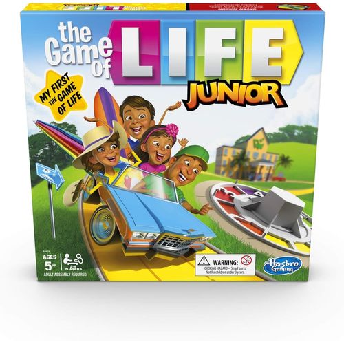 Chenquansarl-The Game Of Life Junior Board Game For Kids From Age 5, Game For 2 To 4 Players