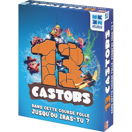 Chenquansarl-13 Castors - Jeu De Société - Jeu Famille - Jeu De Plateau - 2 À 6 Joueurs - A Partir De 7 Ans