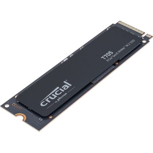 ASFASFq-Crucial T705 SSD 2To PCIe Gen5 NVMe M.2 SSD Interne Gaming (Nouveau 2024), Jusqu¿à 14.500Mo/s, Microsoft DirectStorage, Rétrocompatibilité PCIe 3.0 et 4.0, Disque Dur SSD - CT2000T705SSD3