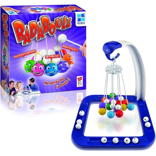 Chenquansarl-Badaboule - Jeu De Société Délirant Pour Enfants Dès 5 Ans - Jeu D'adresse Et D' - Ne Perdez Pas La Boule ! - A Jouer En Famille Ou Entre Amis - 2 À 4 Joueurs - Version França