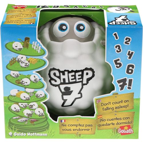 Chenquansarl-Sheep 7 - Jeu D' Pour Enfants Dès 6 Ans - Jeu De Société De Rapidité - Rassemble Le Plus Vite Ton Troupeau Et Deviens Le Meilleur Berger - Buzzer Mouton - 2 À 4 Joueurs - 15 Min