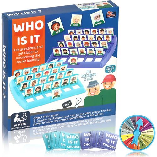 Chenquansarl-Qui Est Ce, Qui Est Ce Jeux De Societe, Jeu De Devine Qui Je Suis, Jeu Qui Est Ce, Devine Qui Je Suis, Qui Suis Je Jeu De Société Classique, Jeu De Cartes Pour Adultes Et Enfants