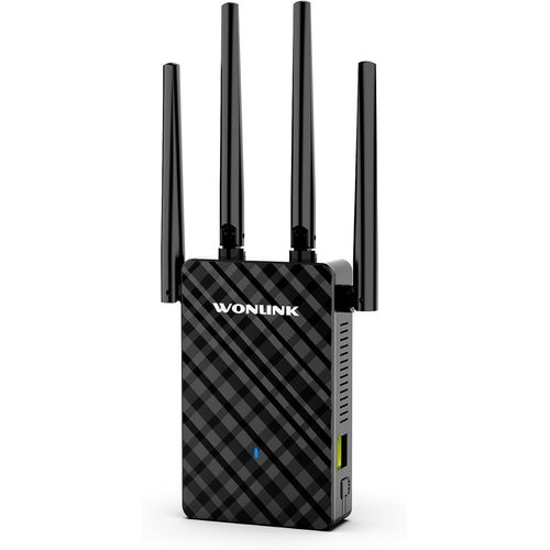 ChenQuanSarl-Répéteur Wifi Puissant Ne3503B 1200Mbps Double Bande 5Ghz & 2.4Ghz Amplificateur Wifi Puissant,Répétiteur Wifi Compatible Avec Les Box Internet,Wifi Extender Couverture Jusqu'À 120¿