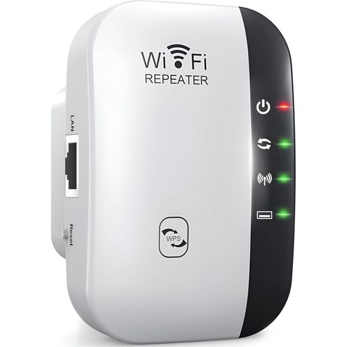 SUBZONAL-Répéteur Wi-Fi 2,4 GHz, 300 Mbit/s, amplificateur Wi-Fi, port Ethernet, WPS, point d'accès, mode répéteur, LED peut être éteinte, compatible avec tous les appareils Wi-Fi, amplificateur Inte