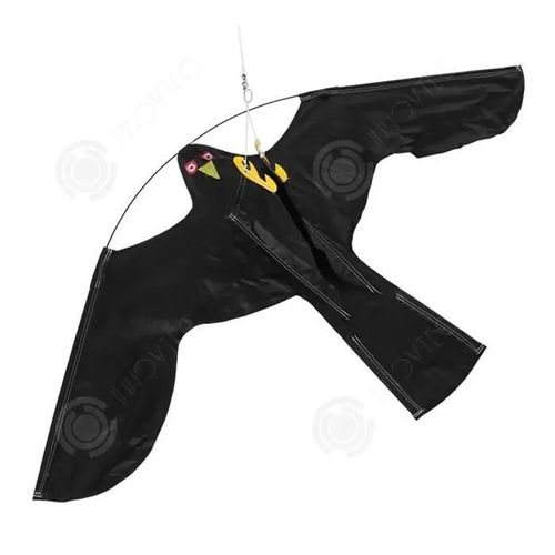 Cerf-Volant Anti-Oiseaux - Inn - 7m - Respectueux De L'environnement - Flexible - Noir