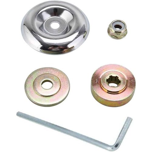 ChenQuanSarl-Lot De 5 Écrous De Rechange En Métal Pour Boîte De Vitesses Avec Vis À Six Pans Creux Pour Débroussailleuse, Débroussailleuse, Kit De Fixation Universel M10 Pour Tondeuse À Gazon, Débrou