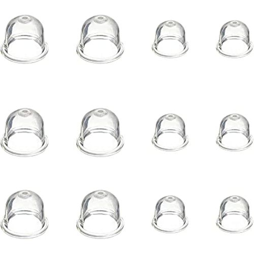 ASFASFq-Dofu 12 Pièces Carburateur Amorce Pompe Ampoule 19 mm et 22 mm Poire Pompe Amorcage Accessoires de Carburateur pour Debroussailleuse Tronçonneuse Souffleur Tondeuse