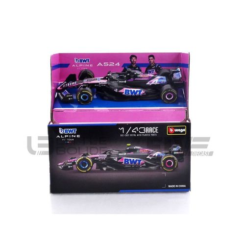 Bburago 1/43 - Alpine A524 - Season Car 2024 (E. Ocon) 38219-O-Bburago