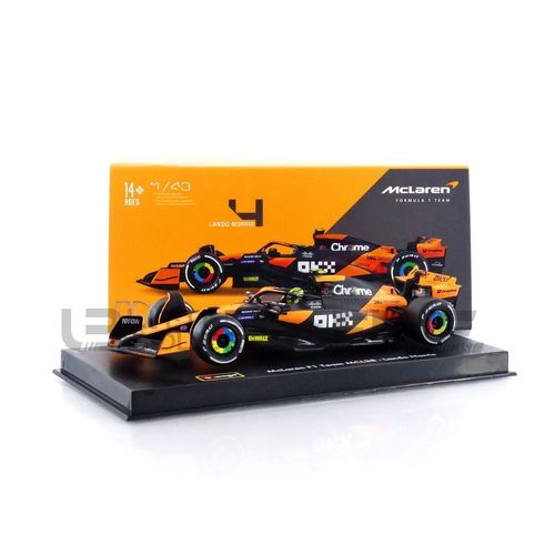 Bburago 1/43 - Mclaren Mcl38 - Season Car 2024 (L. Norris) 38215-N-Bburago