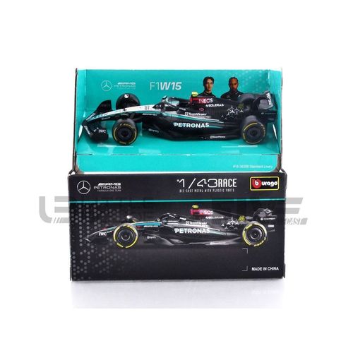 Bburago 1/43 - Mercedes-Amg W15 - Season Car 2024 (L. Hamilton) 38208-H-Bburago