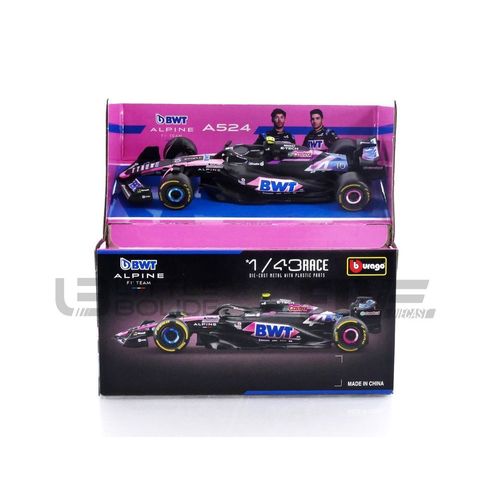 Bburago 1/43 - Alpine A524 - Season Car 2024 (P. Gasly) 38219-G-Bburago