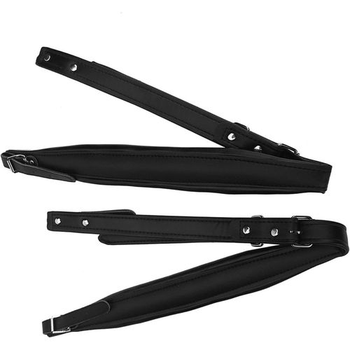 Chenquansarl-Sangles De Harnais D'accordéon Réglables 83 À 110cm, Sangles D'épaule En Pu Accessoires Universels D'accordéon Pour Accessoires D'instruments 16-120 Accordéons Basses (Noir)