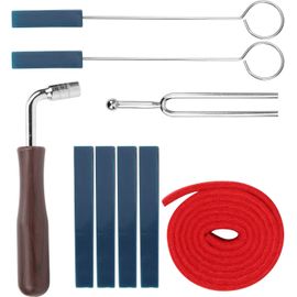Chenquansarl-Outil De Réglage De Piano, Kit De Réglage De Piano Professionnel, Clé De Sourdine, Levier De Fourche,Feutre, Kit De Bande De Tempérament,Accessoires De Réparation, Pour Accord De Piano A