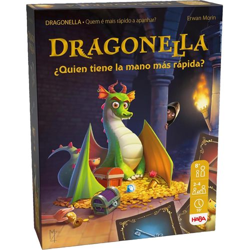 Chenquansarl-2011447004 - Dragonella Jeu Familial De Cartes De Réaction Et De Stratégie - Plus De 8 Ans