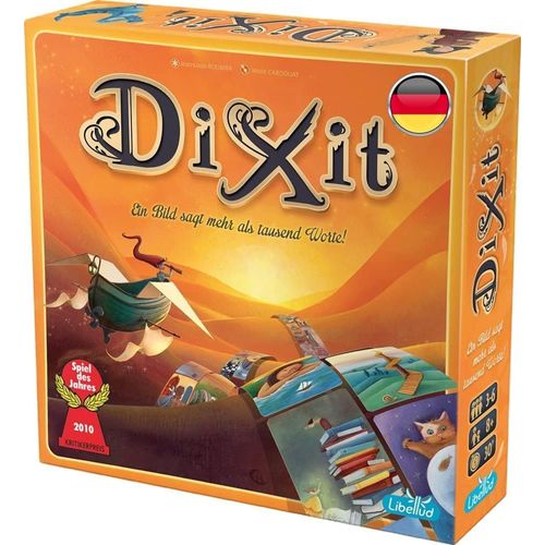 Chenquansarl-Asmodee Dixit (Edition 2021) - Jeu De Base Familial - Jeu D'histoire Allemand - Multicolore - Libd0016 - Version Allemande
