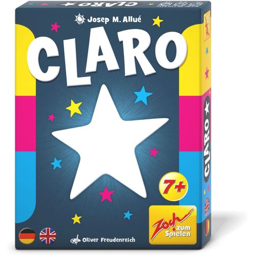 Chenquansarl-601105171 Claro Jeu De Cartes À Partir De 7 Ans, Jeu Simple Pour Toute La Famille, 3 À 6 Joueurs
