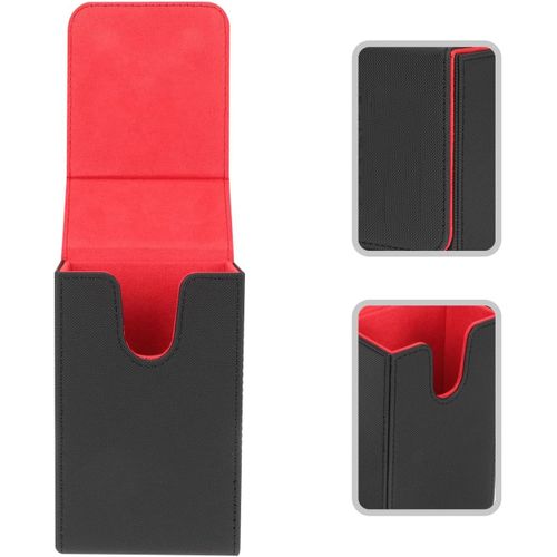 Asfasfq-Topbathy Boîte De Rangement Pour Cartes De Tarot En Pu, Étui Portable Pour De Tarot, Conteneur De De Jeu, Capacité Jusqu'à 100 Cartes, Idéal Pour Cadeau