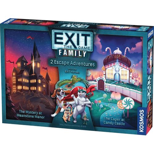 Chenquansarl-Exit The Game - Famille - 2 Aventures D'évasion, Salle D'évasion À Domicile, Jeu Coopératif, Activité Familiale, Casse-Tête, 2 À 4 Joueurs