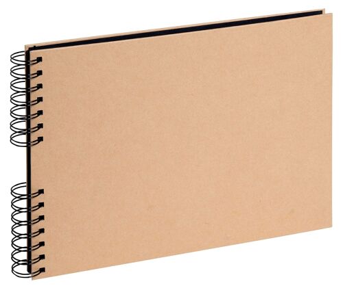 Album De Scrapbooking - 32x22cm - Beige - Inclus Stickers, Feutres, Pochoirs, Coins Photos - Exacompta