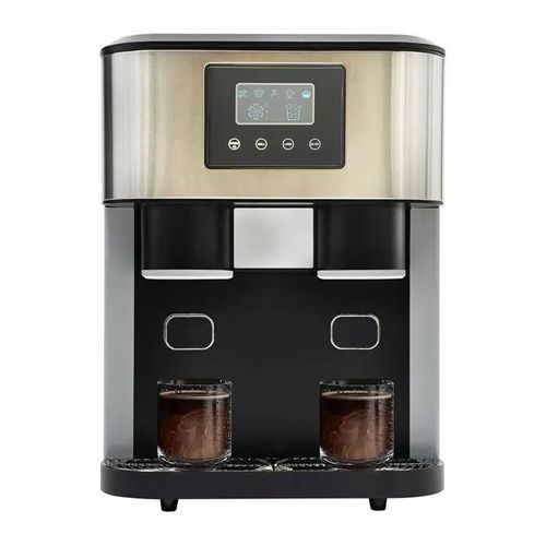 3 in 1 Ice Maker Stainless Steel Ice Maker Small Crushed Ice Maker Ice Crusher Round Ice Crusher Automatic Ice Maker One-Click Clean