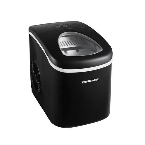 FRIGIDAIRE EFIC101-BLACK Ice Maker for Countertop, 26 lbs, Adjustable Size, Portable Ice Maker for HomeKitchenOfficeBar - Black