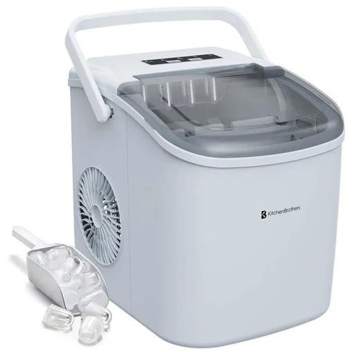 KitchenBrothers Professional Ice Maker - Crushed Ice Maker - Ice Maker - Ice Maker - Portable with Handle - With Ice Scoop - 1.2L -