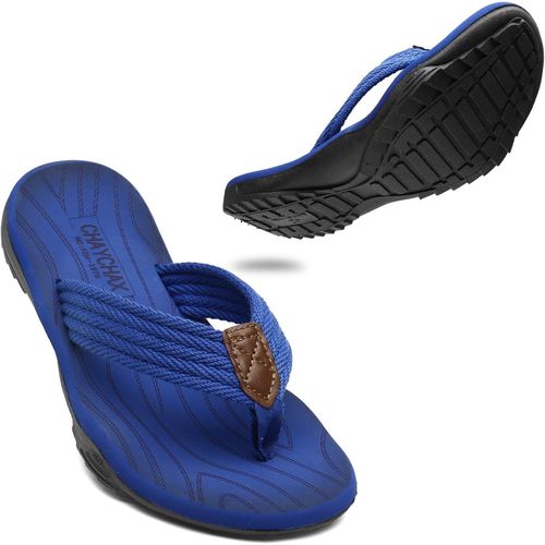 Fchhk-Chaychax Tongs Hommes Souple Sandales De Sports Antidérapante Flip Flops Décontractée Chaussures De Plage Et Piscine