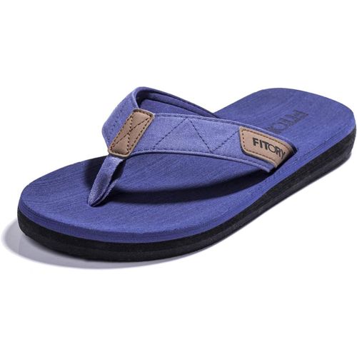 Fchhk-Tongs Homme Adulte - Été Flip Flop Plates Antidérapantes Pour Plage/Piscine Sandales Taille 39-48 Eu ¿