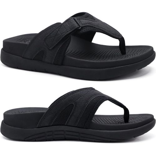 Fchhk-Coface Tongs Homme Sandales De Sports Soutien De Voûte Plantaire Orthopédiques Réglable Été Flip Flop Chaussures De Plage Piscine Antidérapant