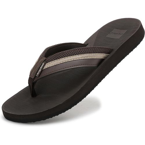 Fchhk Homme Confortable Tongs Té Durables Légères Antidérapante Chaussures De Plage Piscine Sandales