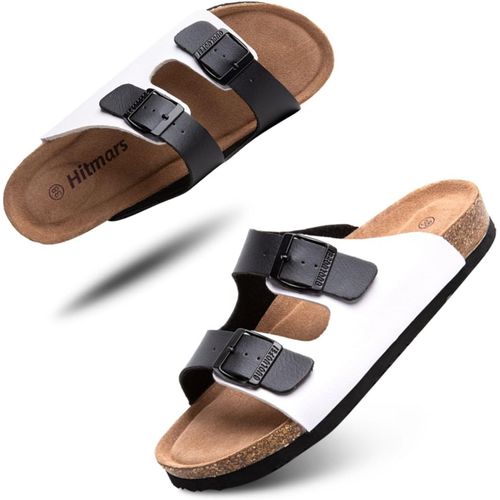 Fchhk-Sandale Homme Léger Mules Femme Bout Ouvert Mode Flip Flops Tongs Homme Piscine Été Unisex Plage Noir Bleu Marron Taille 35-47
