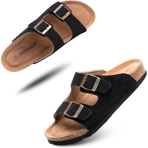 Fchhk-Sandale Homme Léger Mules Femme Bout Ouvert Mode Flip Flops Tongs Homme Piscine Été Unisex Plage Noir Bleu Marron Taille 35-47