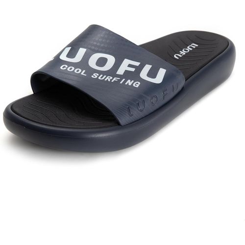 Fchhk-Tongs Hommes Sandales Homme Claquettes Été En Caoutchouc Pour La Piscine Douche Plage