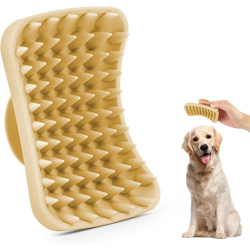 Brosses De Toilettage Pour Chiens (Jaune)[Z605]