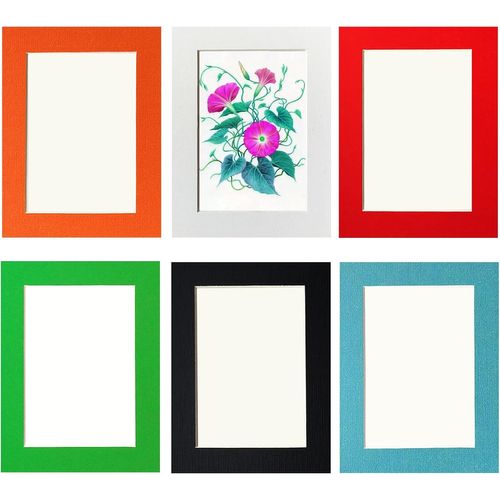 Carré Cadre Photo 10 x 10 cm,Lot de 12 Cadre pour Collage Photos Décoration Mural,Cadres en Carton,Livré Avec un Film Plastique Transparent,Multicolore,Installation Autocollante,Aans Clous Nécessaires