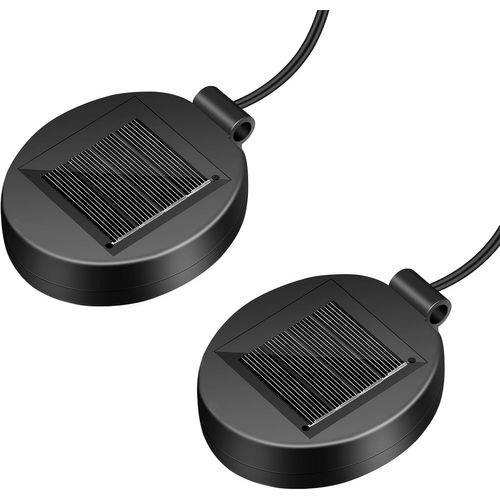 Asfasfq-Lot De 2 Panneaux Solaires De Rechange Pour Lampes De Jardin - 2 Modes D'éclairage - 600 Mah - Panneau Solaire Led De Rechange - Pour Jardin, Terrasse, Cour, Chemin, Fête
