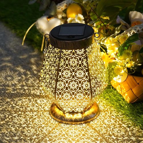 Lanterne Solaire D'extérieur - Lampe Led Étanche Ip65 - Décoration De Jardin - Suspendue Pour Balcon, Terrasse Et Autres Espaces Extérieurs