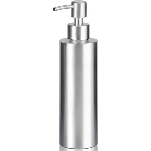 Senior-Distributeur Savon, 350 Ml Rechargeable Distributeur De Savon Salle De Bain, Distributeur De Gel Douche En Acier Inoxydable, Pour Aalle De Bain, Cuisine, Comptoir, Déco Accessoire Cui[L2569]