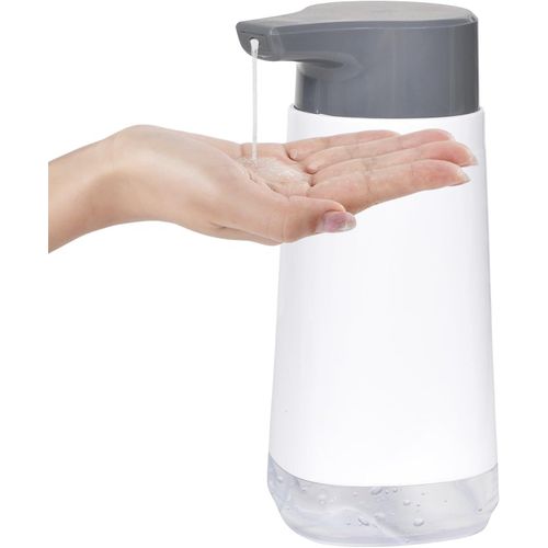 KAL-Distributeur Savon Liquide, Étanche Distributeur De Savon, Distributeur Liquide Vaisselle, Distributeur Savon Liquide Avec Pompe, Distributeur Liquide Vaisselle Pour La Salle De Bain (Blanc)