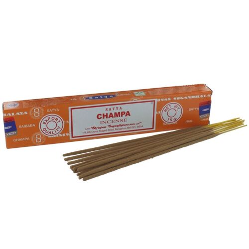 Encens Nag Champa - 15 grammes environ 15 Bâtonnets