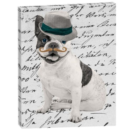 Cadre rectangulaire en Toile Bulldog FABRIQUE EN FRANCE