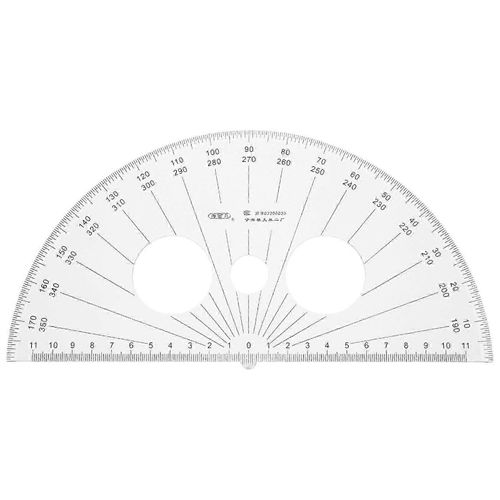 Rapporteur En Plastique 180 Degrés, Rapporteur Mathématique, Rapporteur Géométrique Demi-Cercle Pour La Mesure D'angle