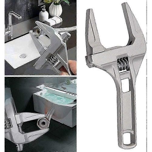 Clé à molette ultra fine et extra large 16-68 mm, une pièce, argent